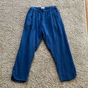 Cropped Linen Pant